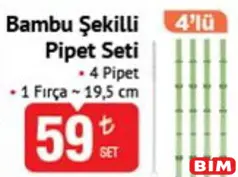 BAMBU ŞEKİLLİ PİPET SETİ 4'LÜ fiyat ve kampanya bilgisi